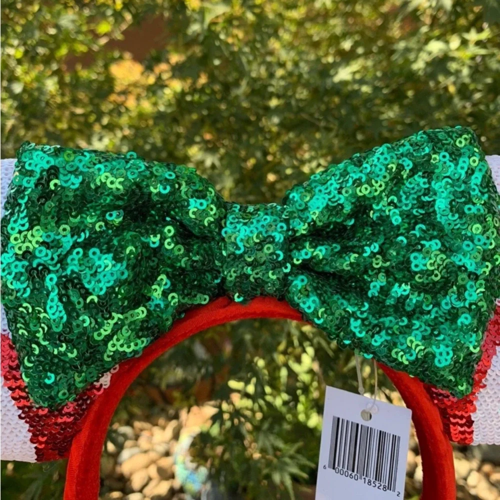 Disney Peppermint Candy Christmas Ears Headband